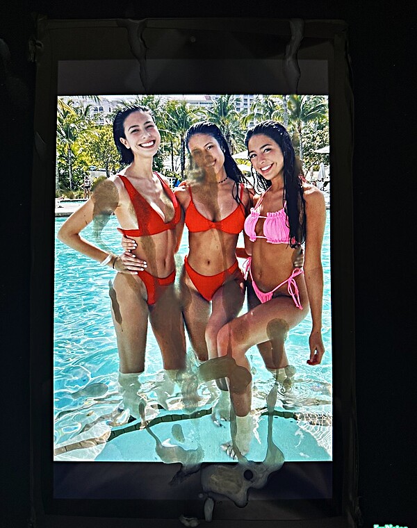 Thumbnail for Three sisters share my cum - cum tribute
