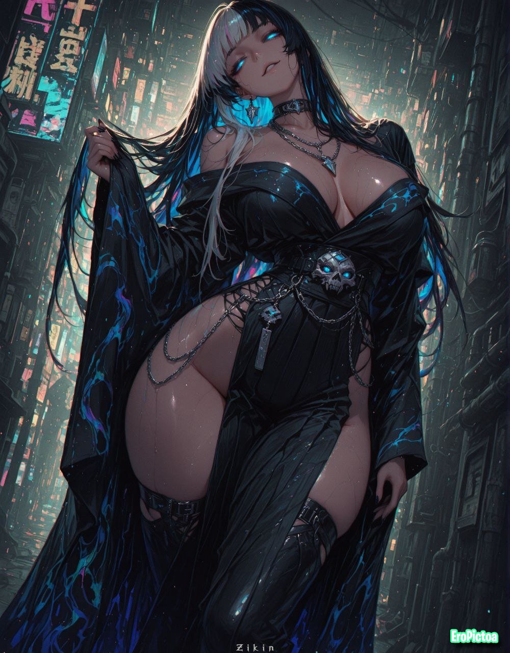 Zikin Artwork photo featuring Goth Girls - Part 26