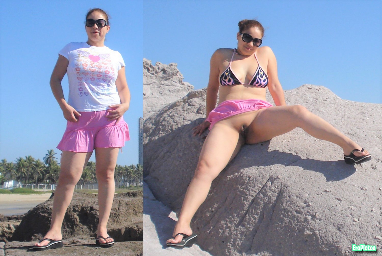 Paula at the beach photo featuring wife - Part 4