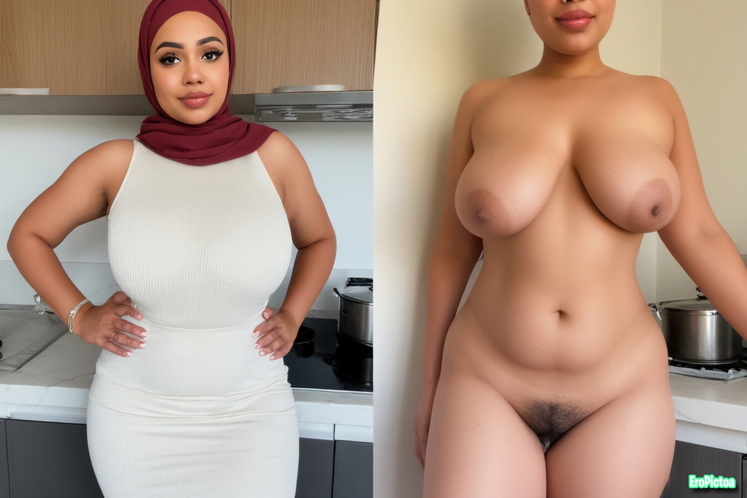 Ai Hijab Dressed/Undressed 2 photo featuring Hijab - Part 5