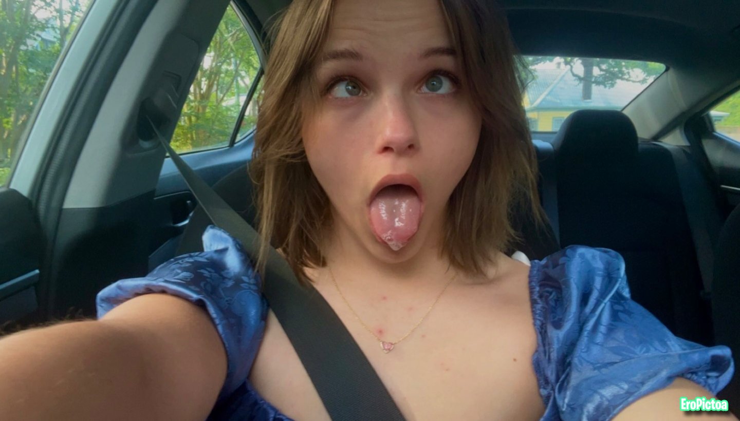 #34. CONDOM CUM TRIBUTE. AHEGAO SEXY GIRL photo featuring guarra