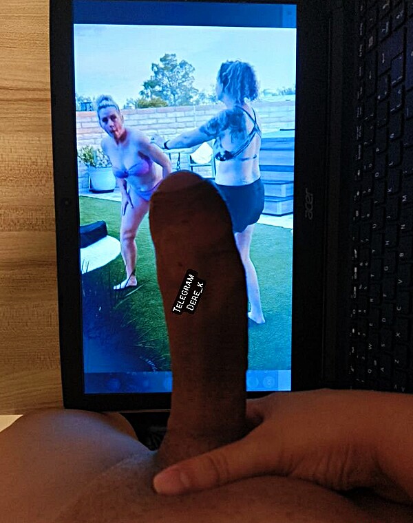 Thumbnail for Big brown cock cocktribute & cumtribute using fleshlight and cumming