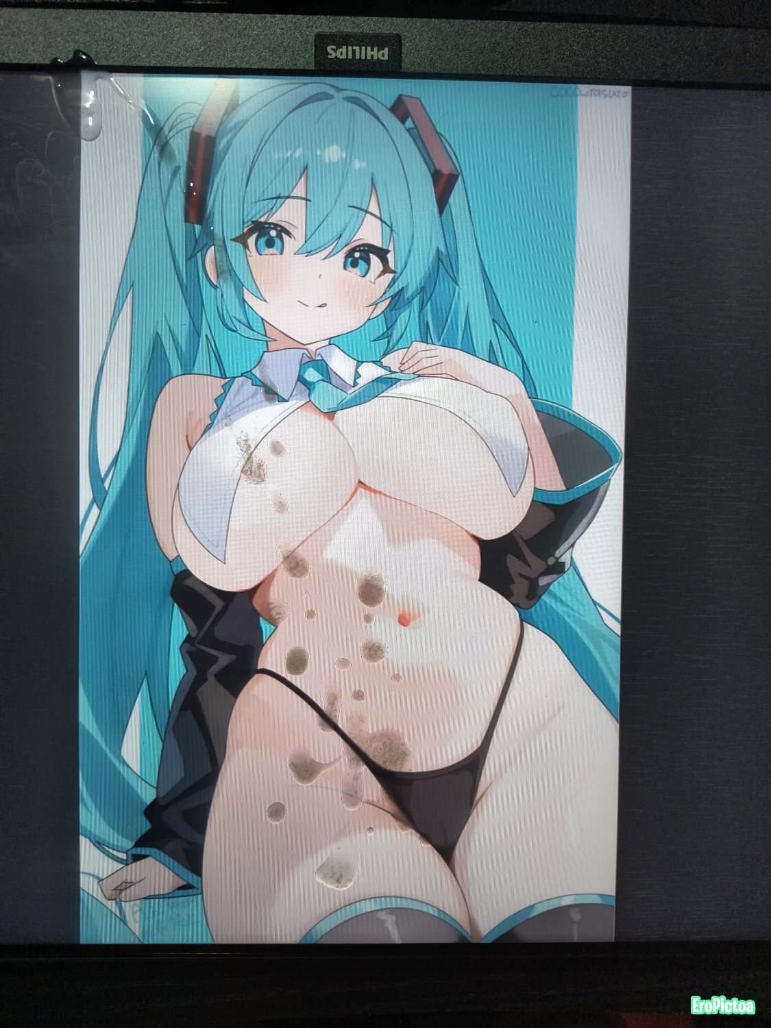 TribxTrib #001, Cumtrib #027 & Jerktrib #013 with @Yamil_Tributes to Hatsune Miku photo featuring tribute
