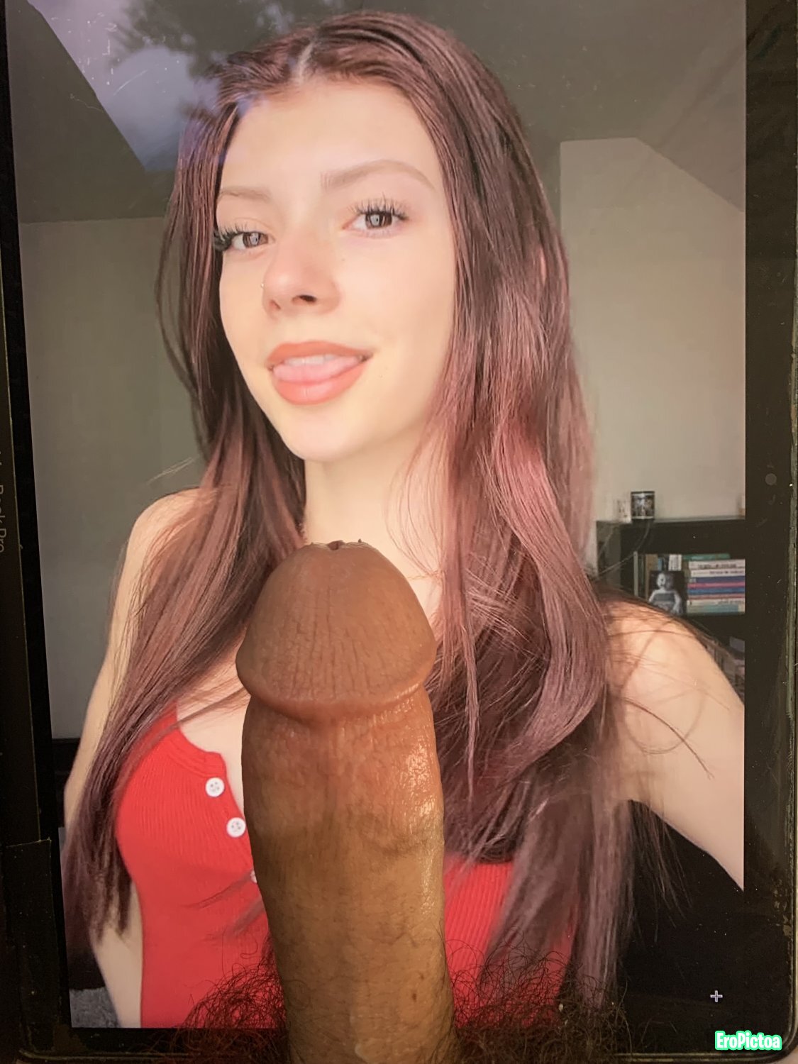 cumtrib - leah photo featuring nose ring