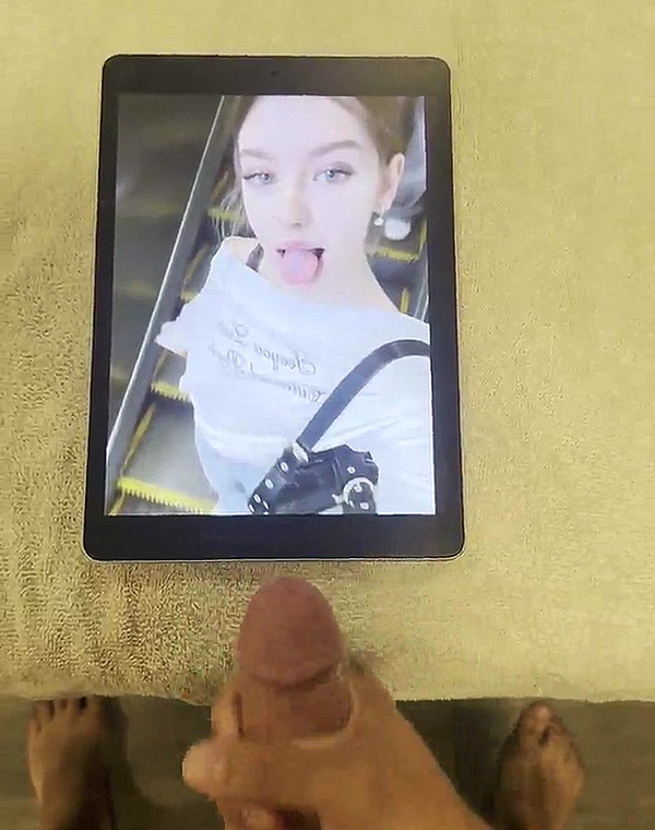Thumbnail for cum tributing on russian slut