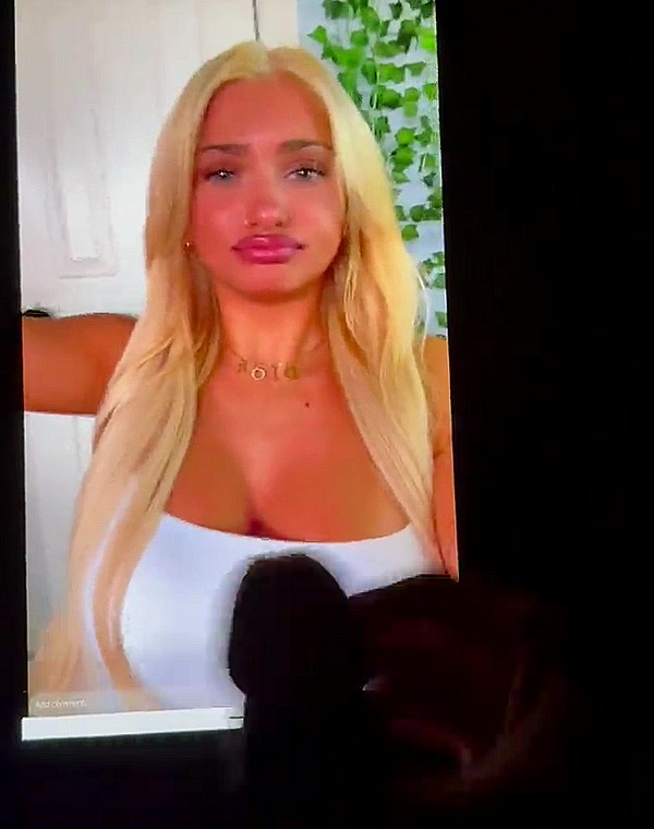 Thumbnail for Big titty blond TikTok slut BBC cum tribute