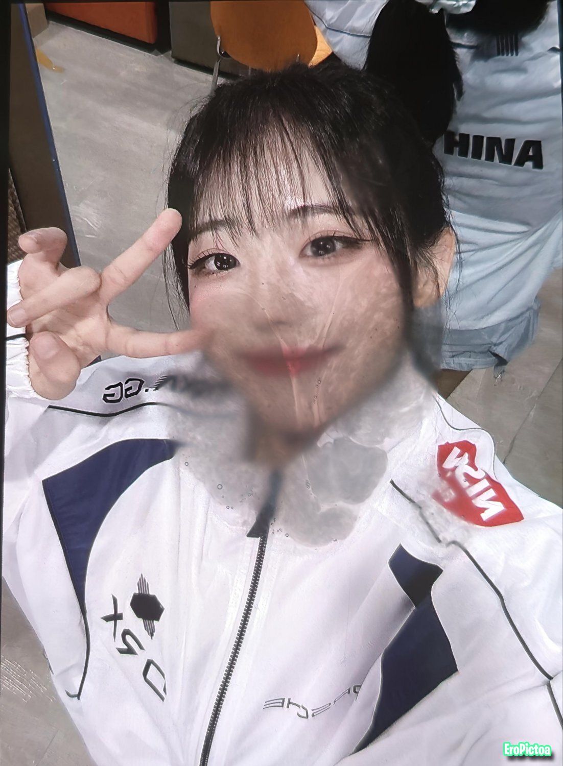 QWER Hina Cumtribute #1 photo featuring QWER - Part 1