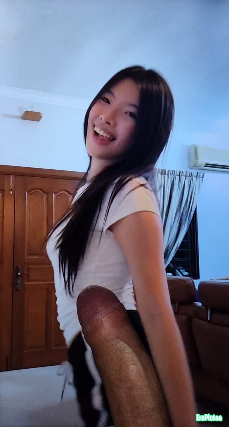 pretty tiktok slut arching her back photo featuring cum tribute - Part 4