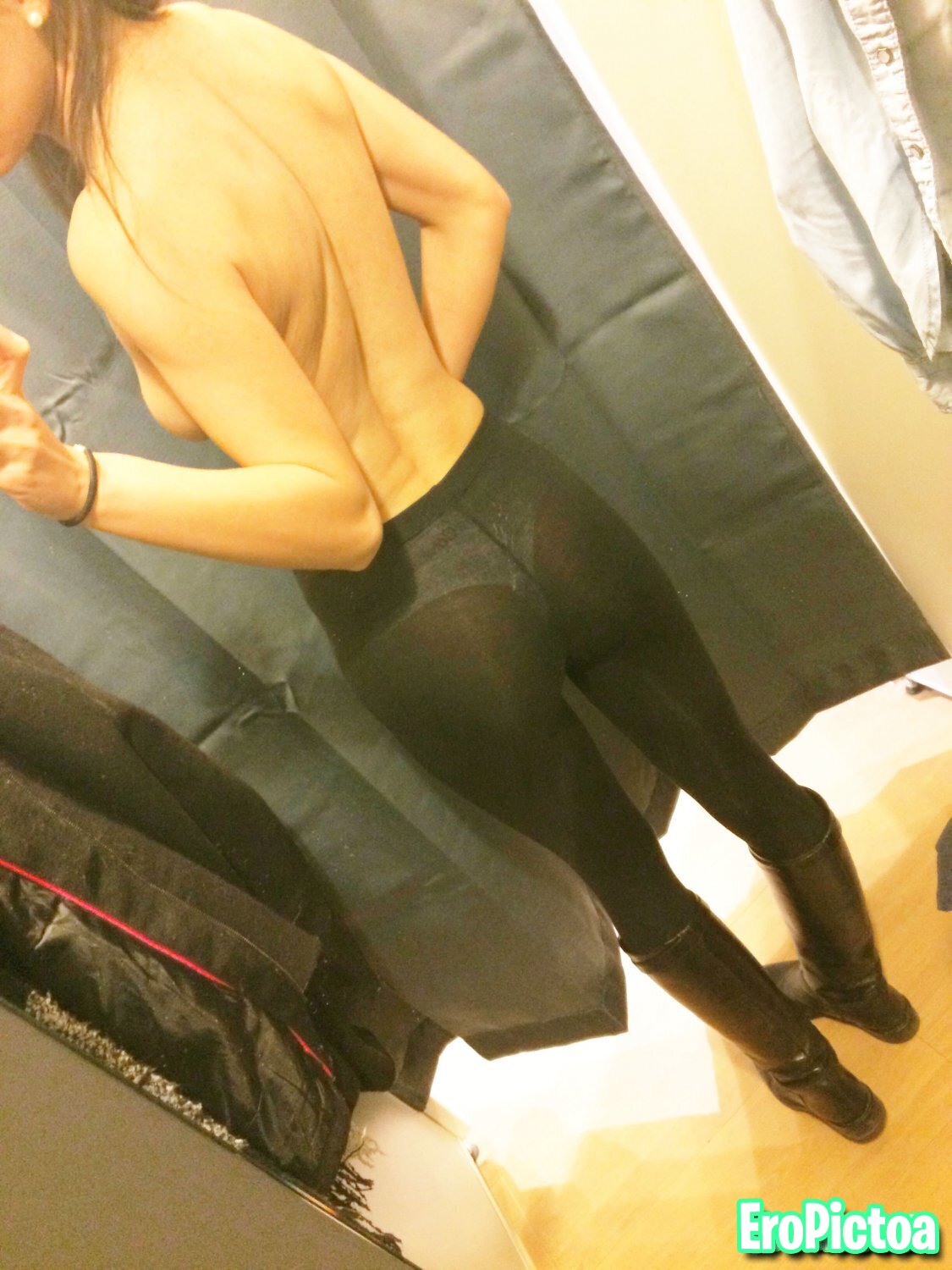 Changing room selfie public photo featuring changing - Part 1