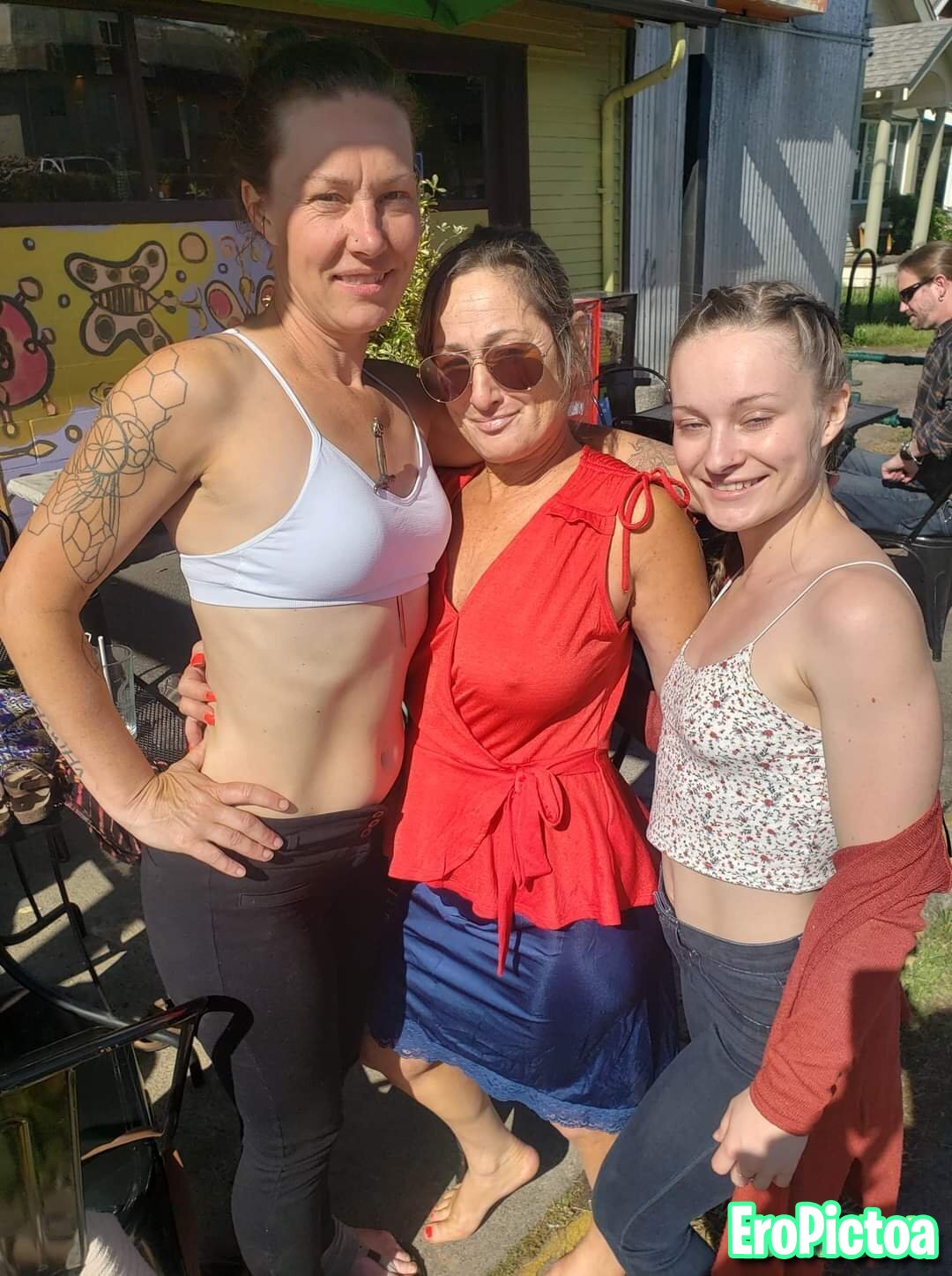 Oregon hippie bartender 3 photo featuring Vintage lingerie