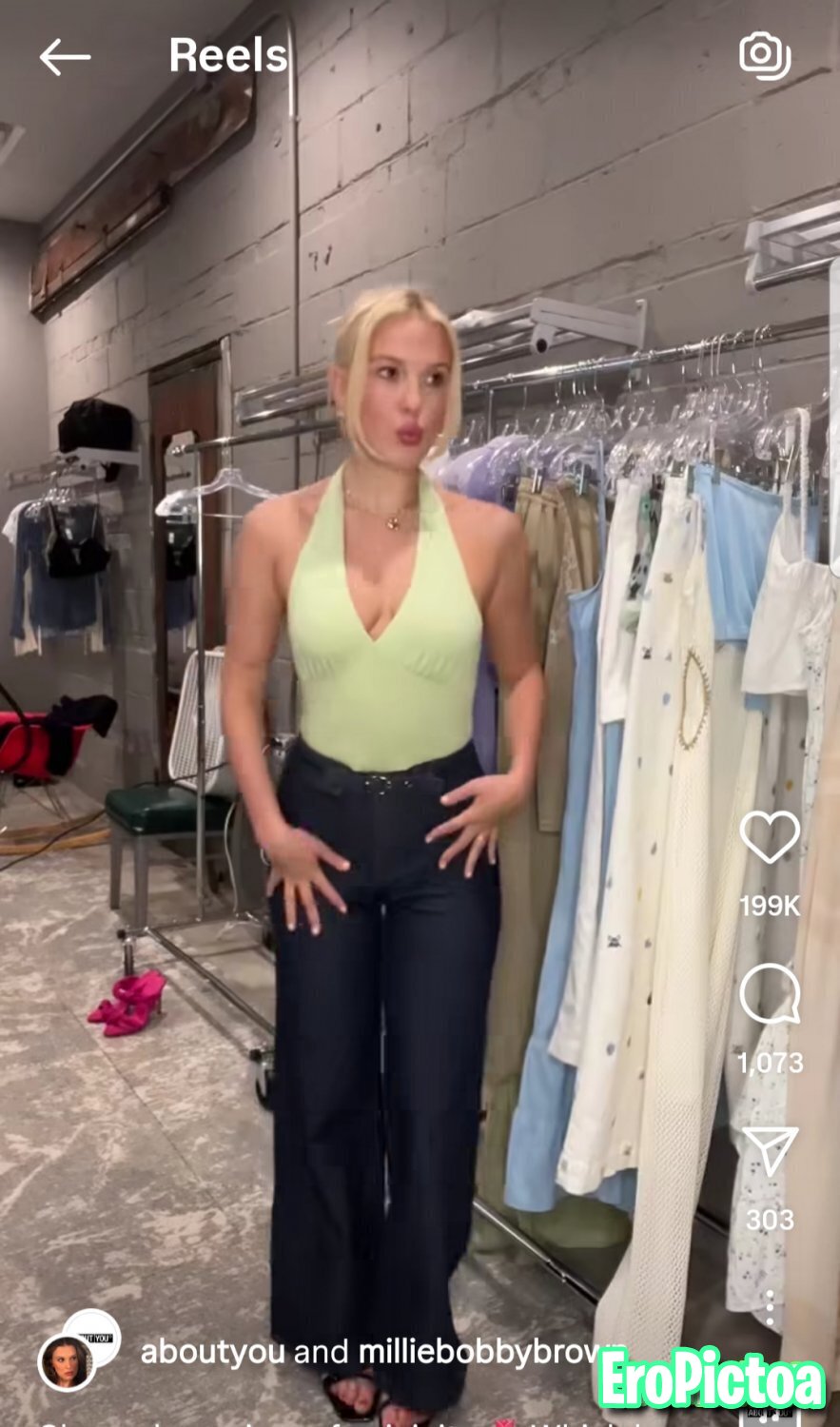 Millie Bobby Brown 😈🍆 Part 4. photo featuring Boobs