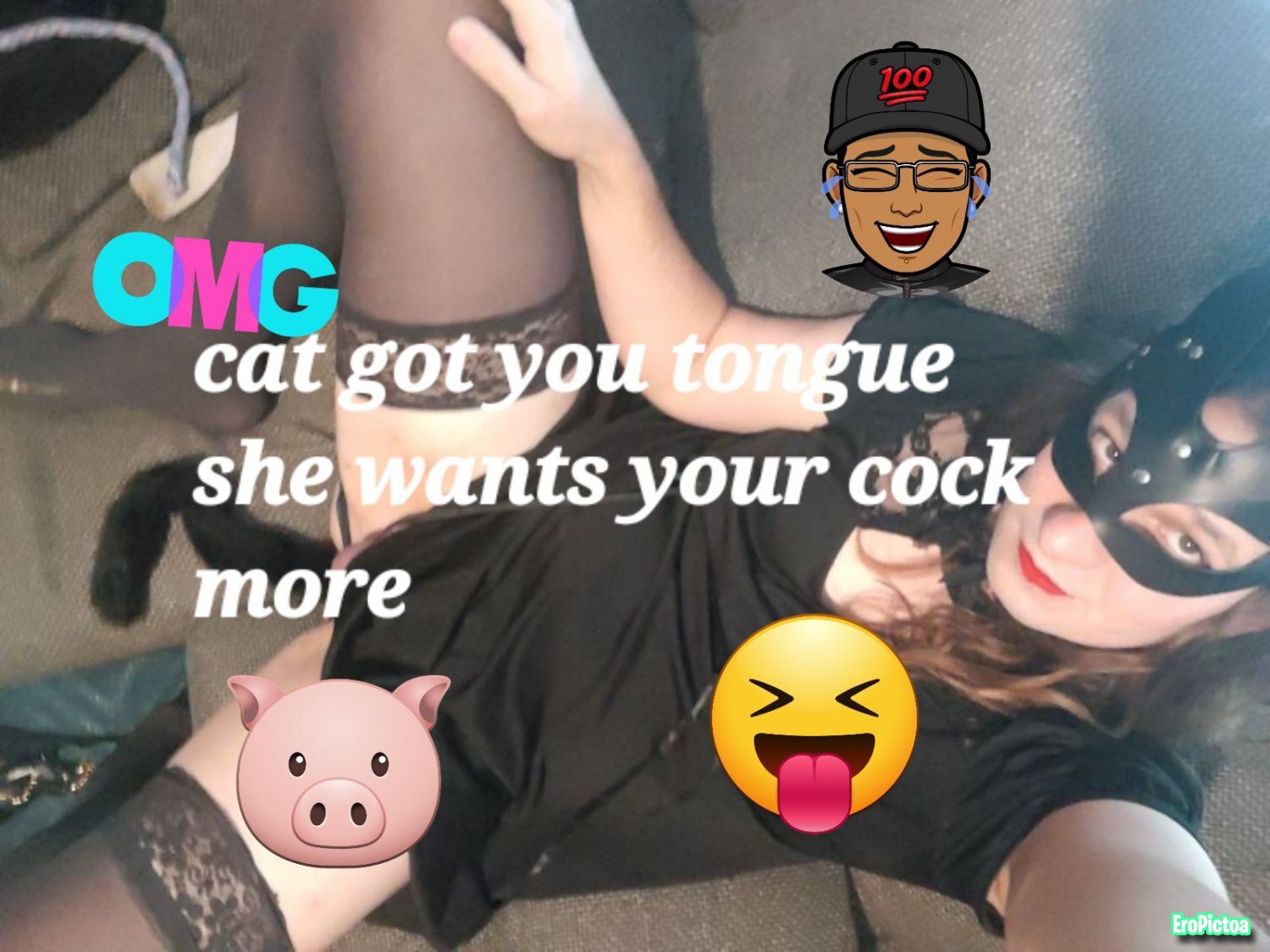 Captions i got photo featuring Femboy