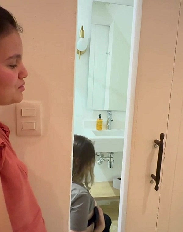 Thumbnail for My insatiable girlchum and I come in a public bathroom to serve my sexual orders - the best
