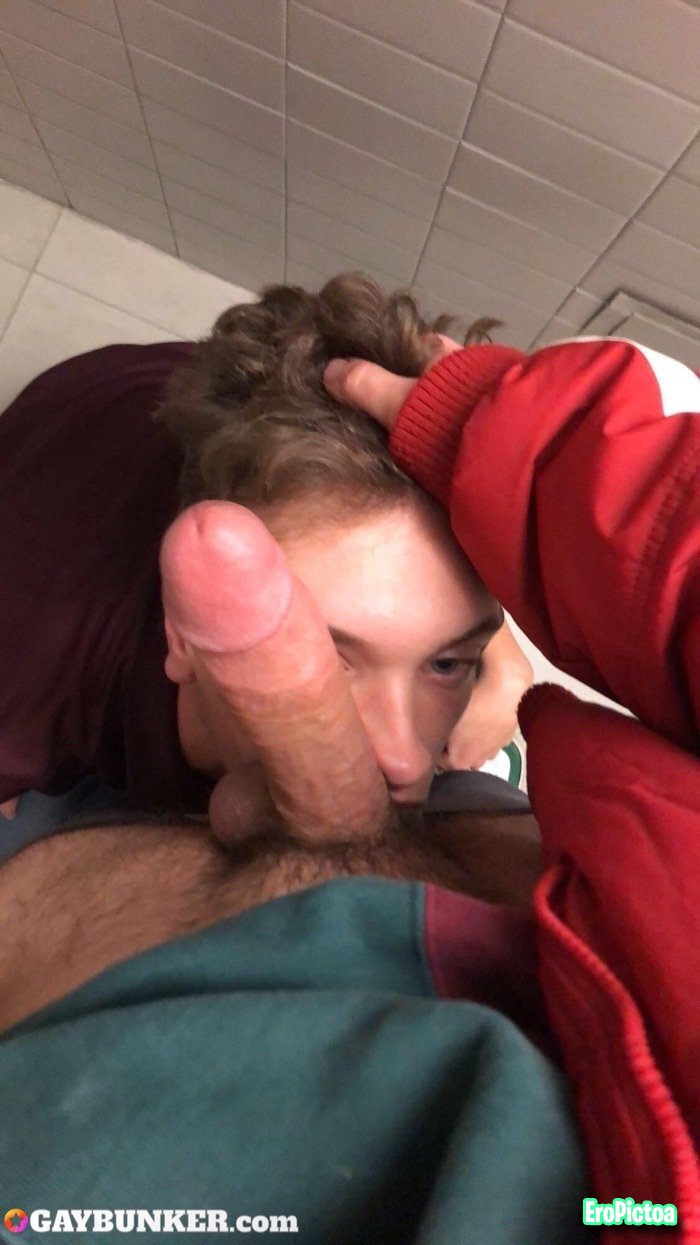 bathroom cruising photo featuring gay - Part 1