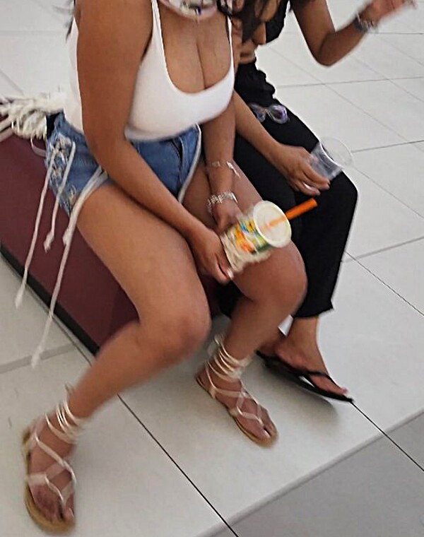 Thumbnail for Creepshot latina huge tits at the mall in miami