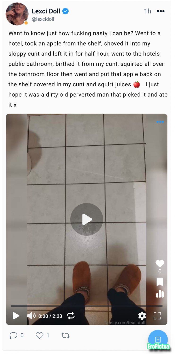 Such a nasty bitch photo featuring public play - Part 2