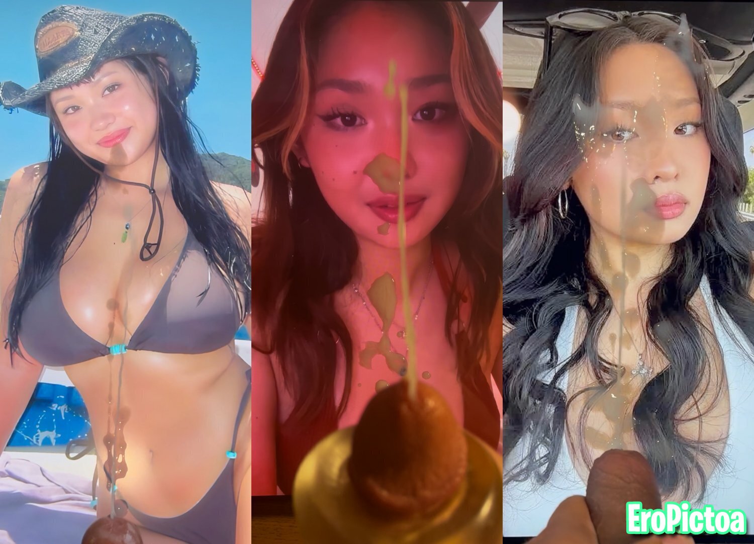 Chaelanl Cum Tribute - Countdown Edit - Splitscreen Compilation Collab photo featuring Asian - Part 5