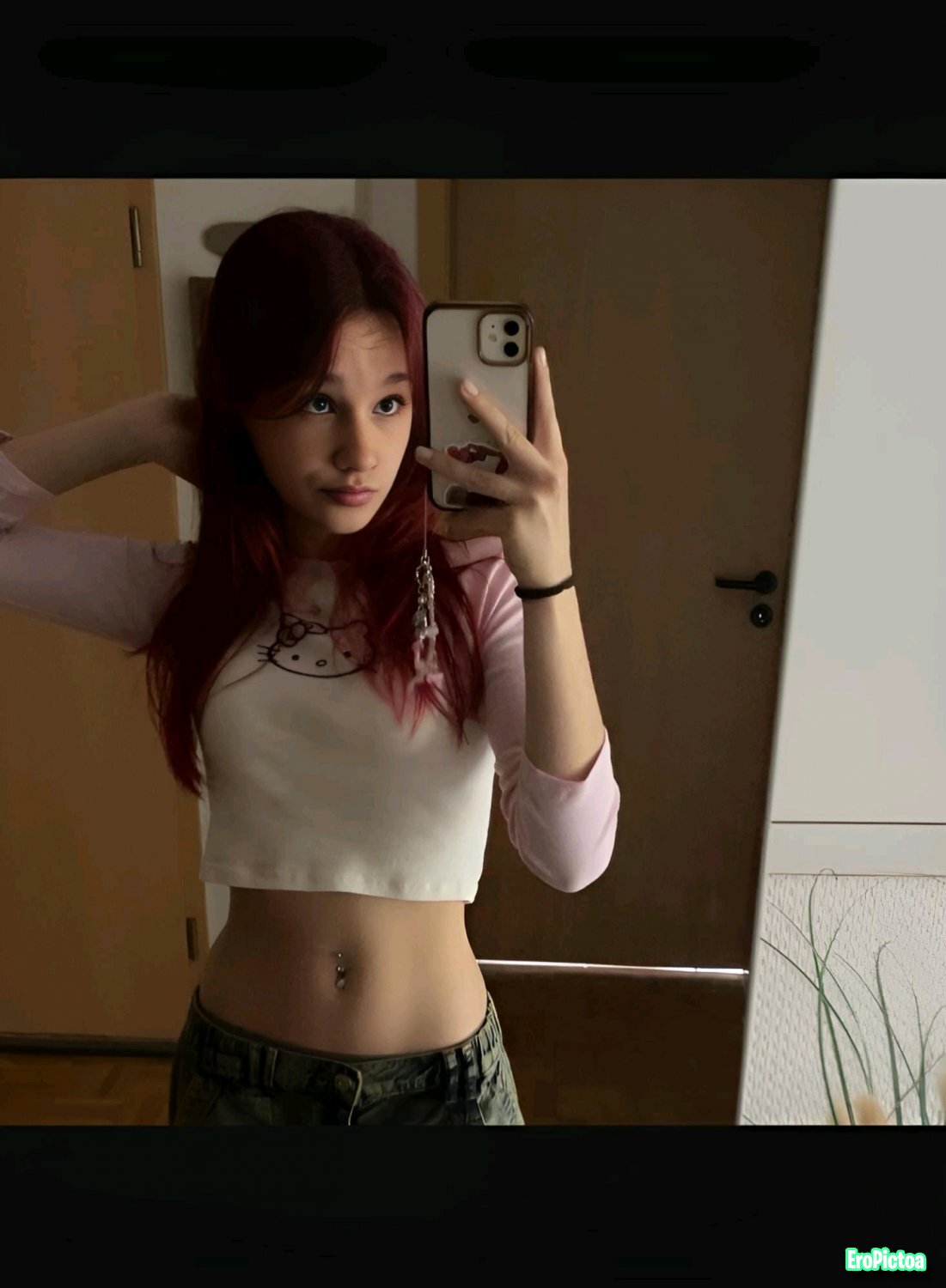 Cute red head Celine photo featuring Teleguard