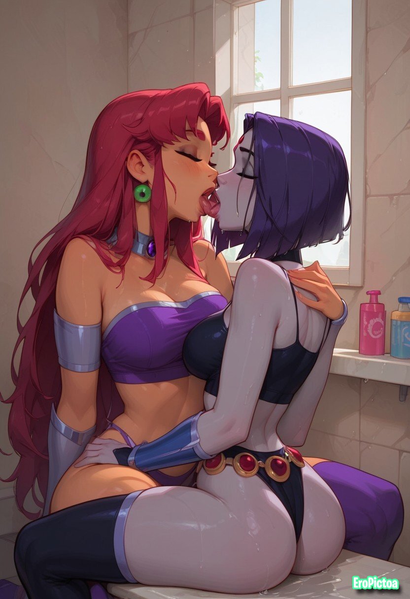 (Requested) Starfire + Raven = Goon Session photo - Part 16