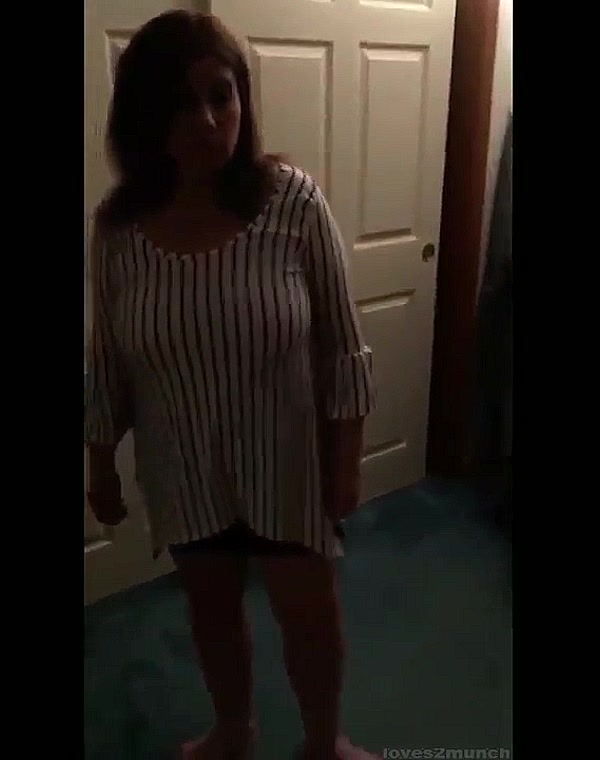 Thumbnail for YouTubers M and Wife - Braless New Striped Top Try On 20230508