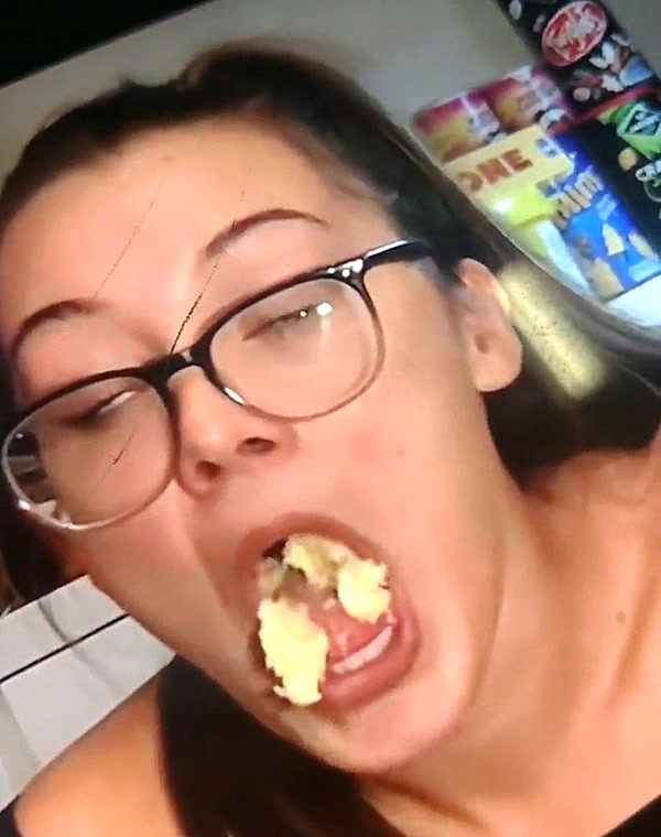 Thumbnail for The Katie YouTube Chubby Bunny Challenge Cum Tribute