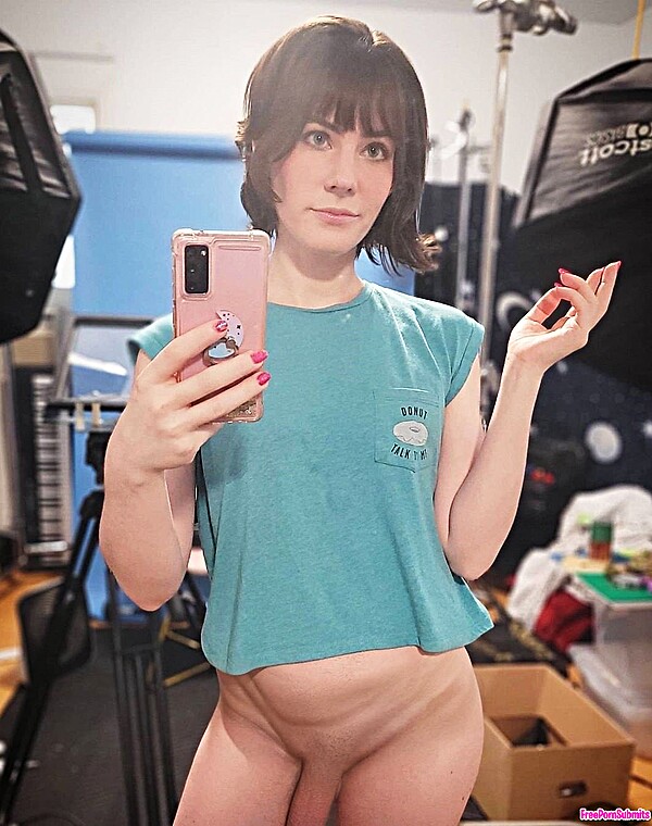 Thumbnail for Youtube thot Maggie Mae Fish nude selfie exposing her dick in selfie
