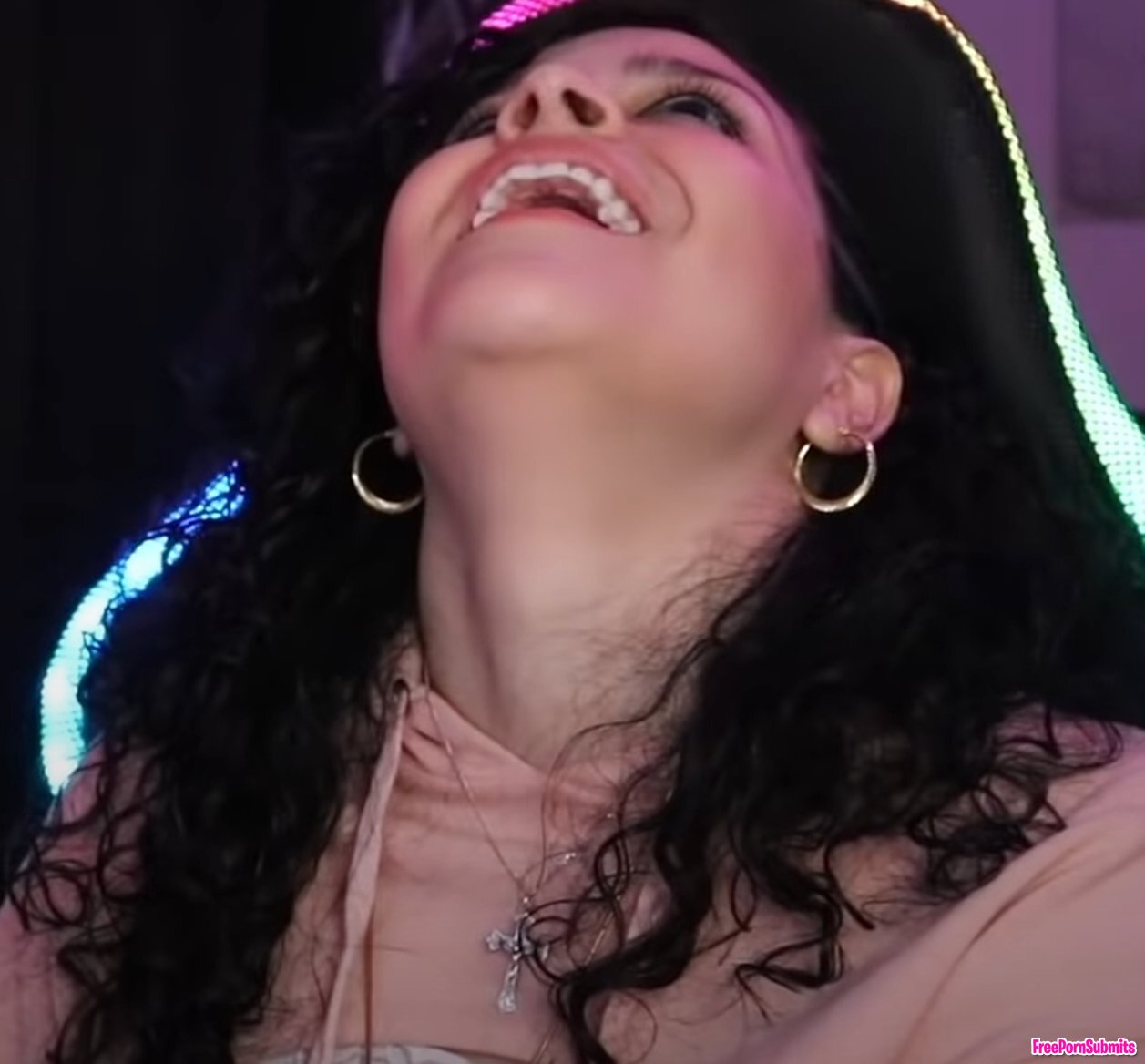YouTube reaction girl's mouth open photo featuring Curly Hair - Part 14