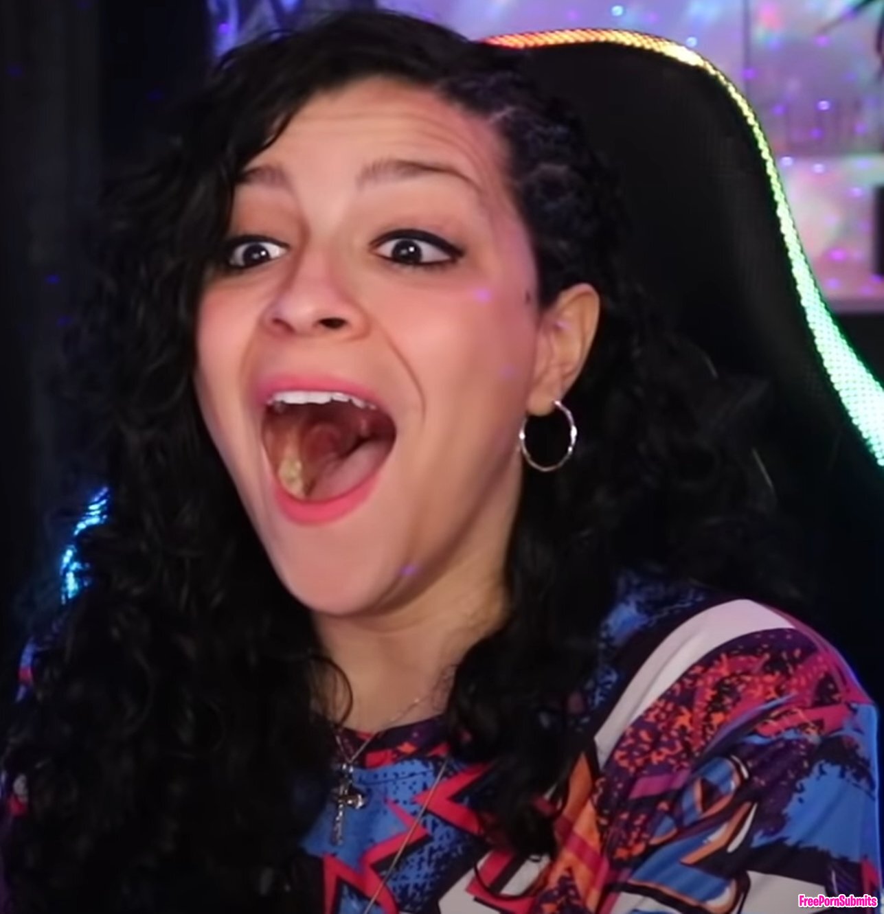 YouTube reaction girl's mouth open photo featuring Mouth Fetish - Part 15