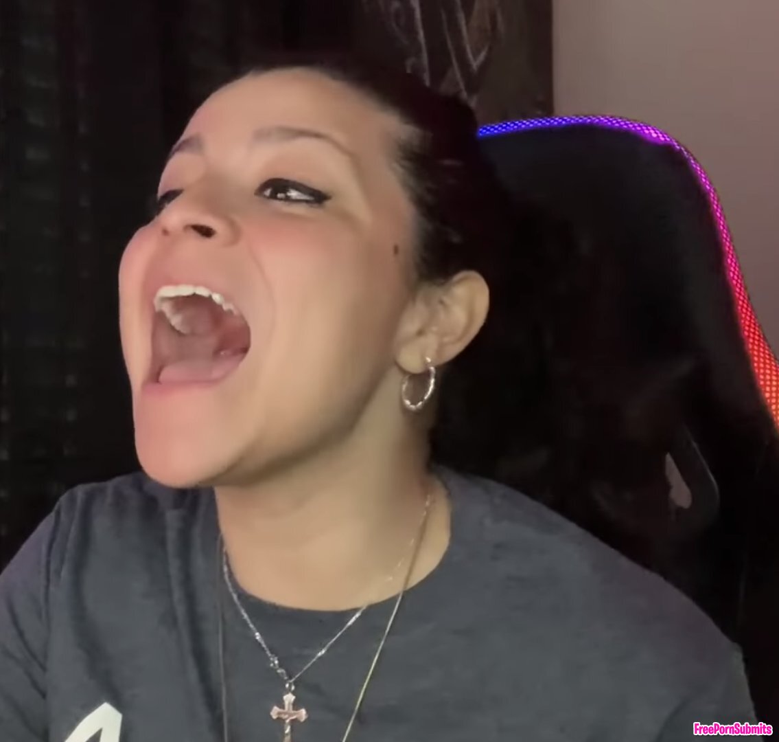 YouTube reaction girl's mouth open photo featuring Uvula - Part 34