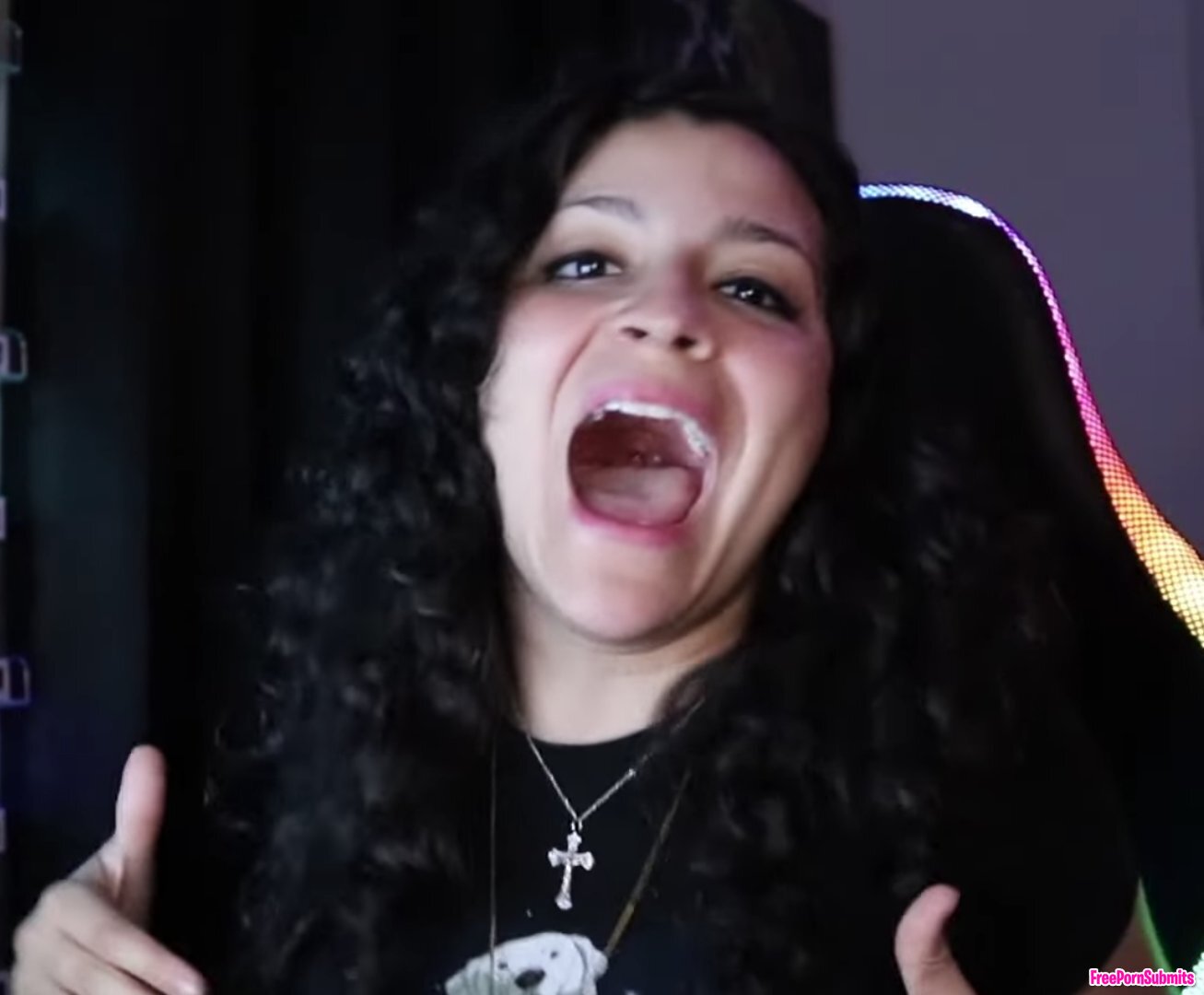 YouTube reaction girl's mouth open photo featuring Babe - Part 46