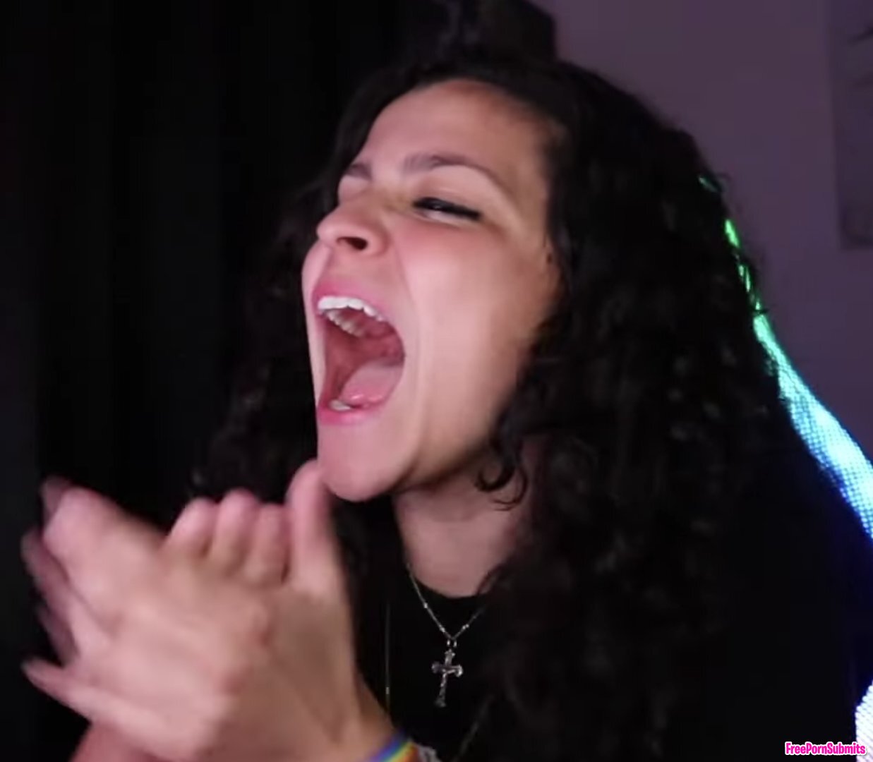 YouTube reaction girl's mouth open photo featuring Tribute - Part 50