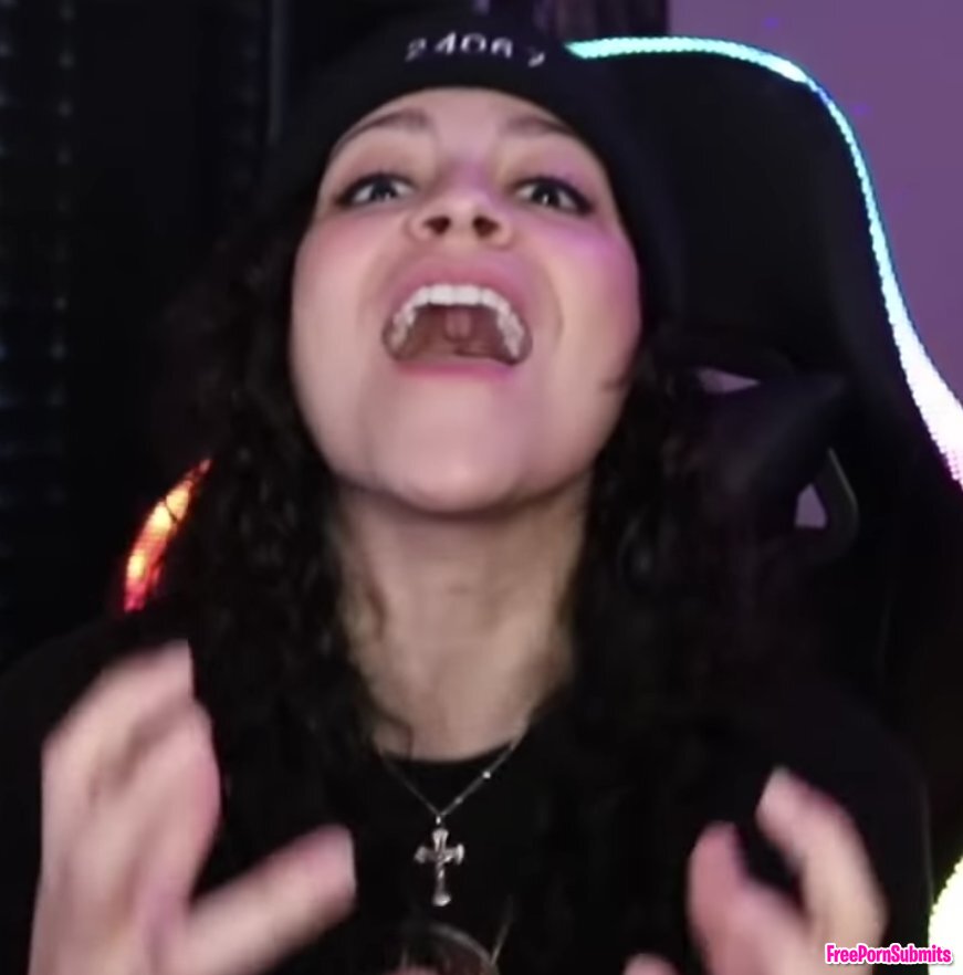 YouTube reaction girl's mouth open photo featuring Tongue - Part 55