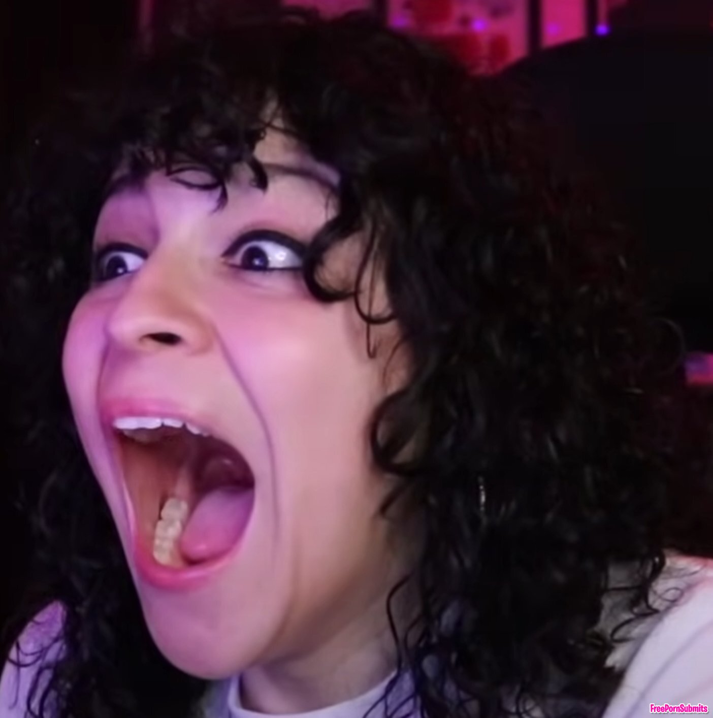 YouTube reaction girl's mouth open photo featuring Tribute - Part 78