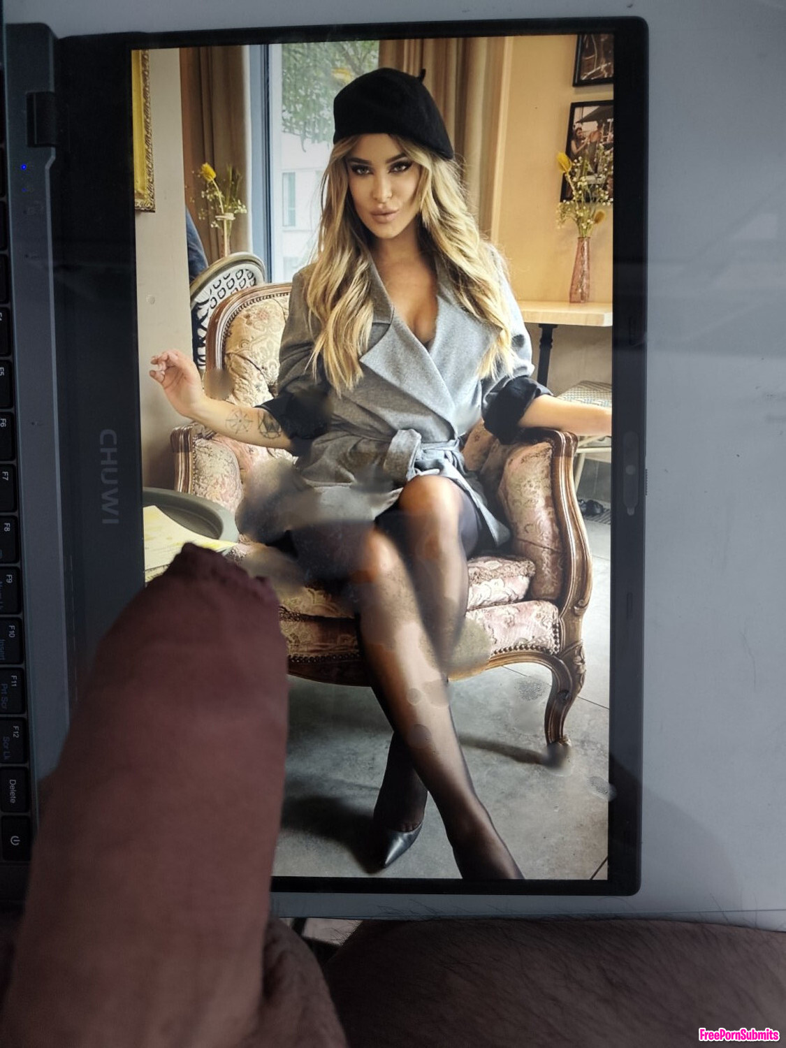 Cumtribute for Polish influencer Kinga Kujawska photo featuring Sperm - Part 8