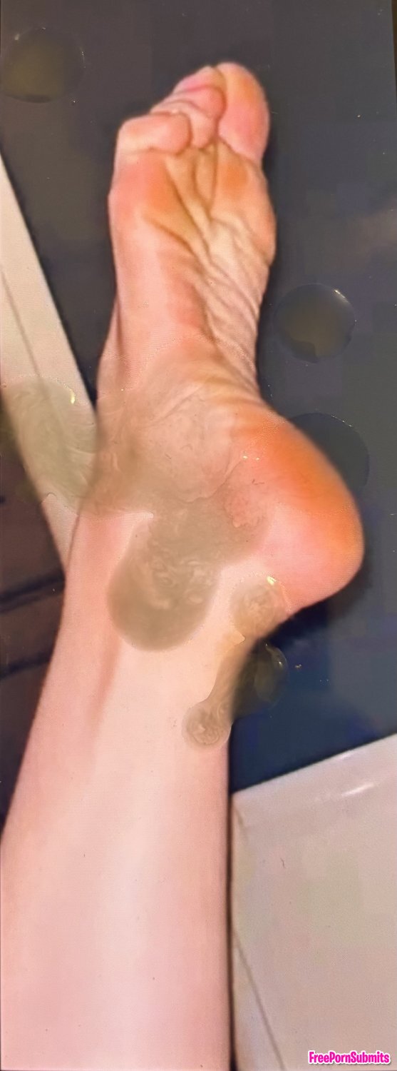 Feet cum tribute (request) photo featuring foot fetish - Part 3