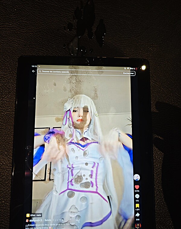 Thumbnail for #002 Cumtribute to Sishumii cosplaying Emilia