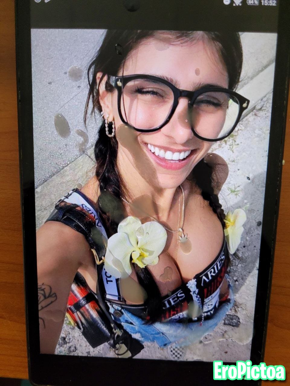Mia khalifa cum tributes photo featuring cumtrib - Part 18