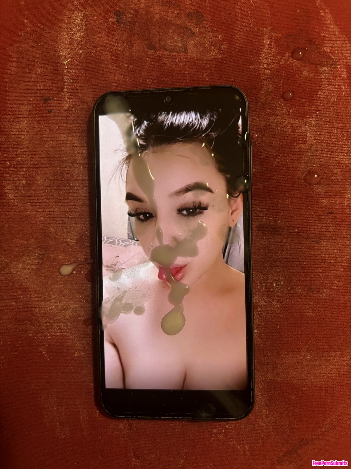 Cum tribute to sexy girl face (request) photo featuring beauty - Part 2