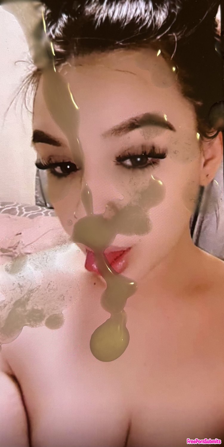 Cum tribute to sexy girl face (request) photo featuring hot - Part 3