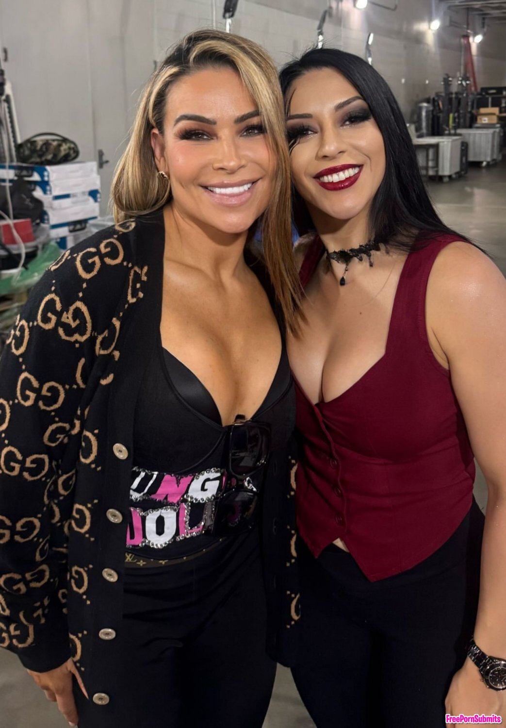 Natalya & Stephanie Vaquer Jerk Tribute. photo featuring Sexy
