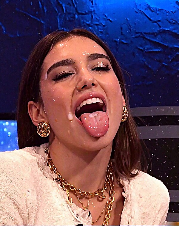 Thumbnail for Dua Lipa Fameous Cum on Tongue Show AI
