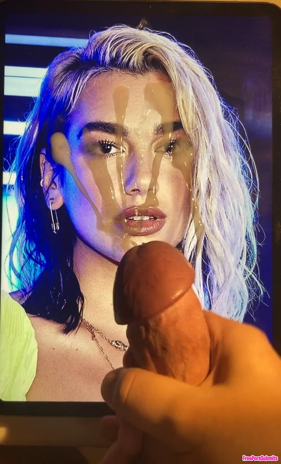 Dua Lipa CumTribute Cumshot Tribute photo featuring DuaLipa - Part 12