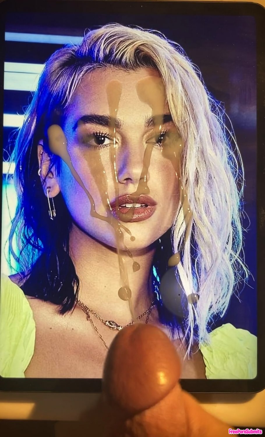 Dua Lipa CumTribute Cumshot Tribute photo featuring Cumshot - Part 13