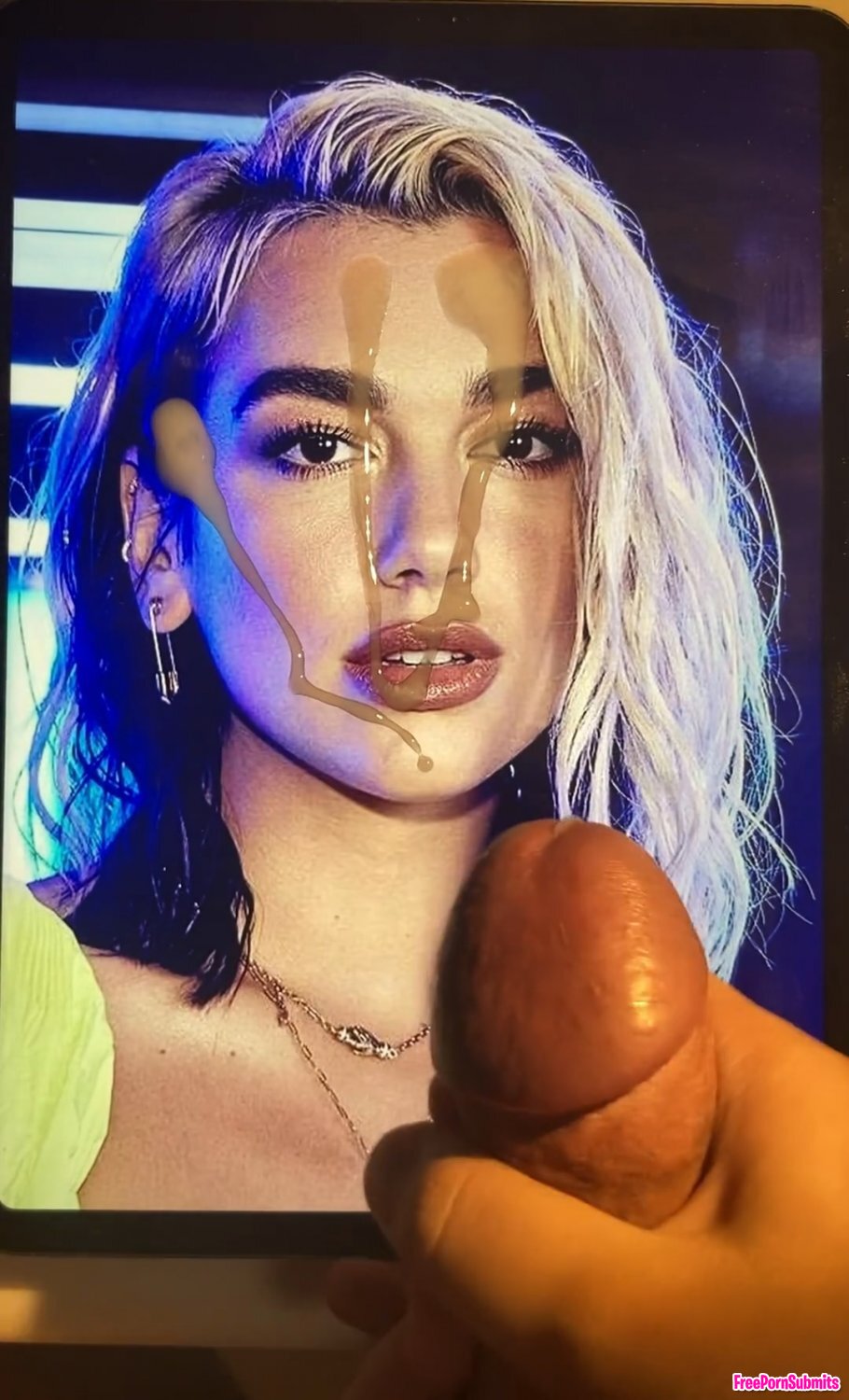 Dua Lipa CumTribute Cumshot Tribute photo featuring tribute - Part 8
