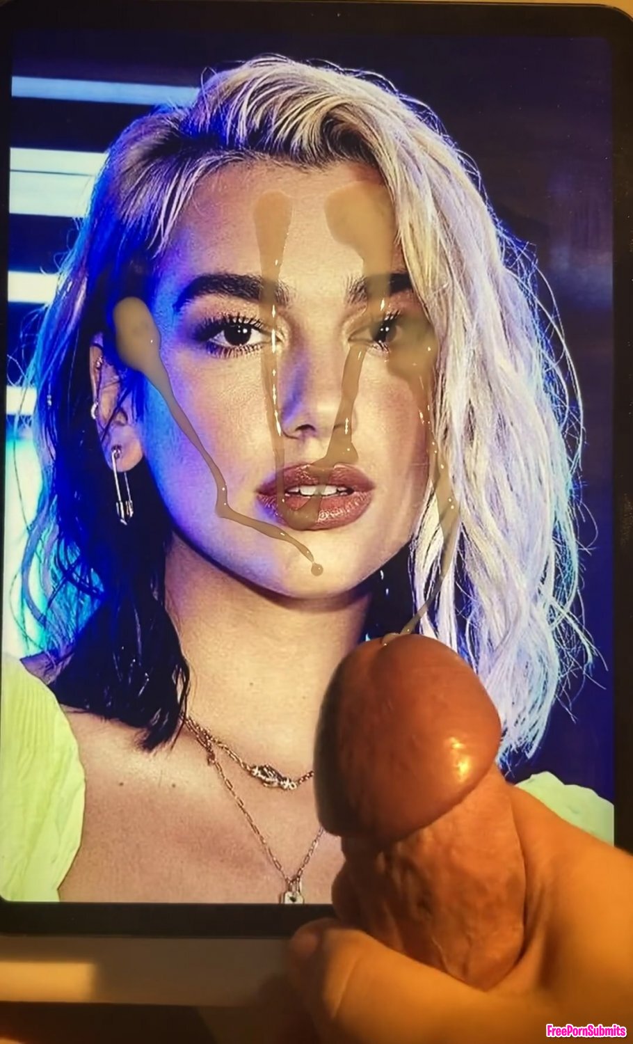 Dua Lipa CumTribute Cumshot Tribute photo featuring cum - Part 9