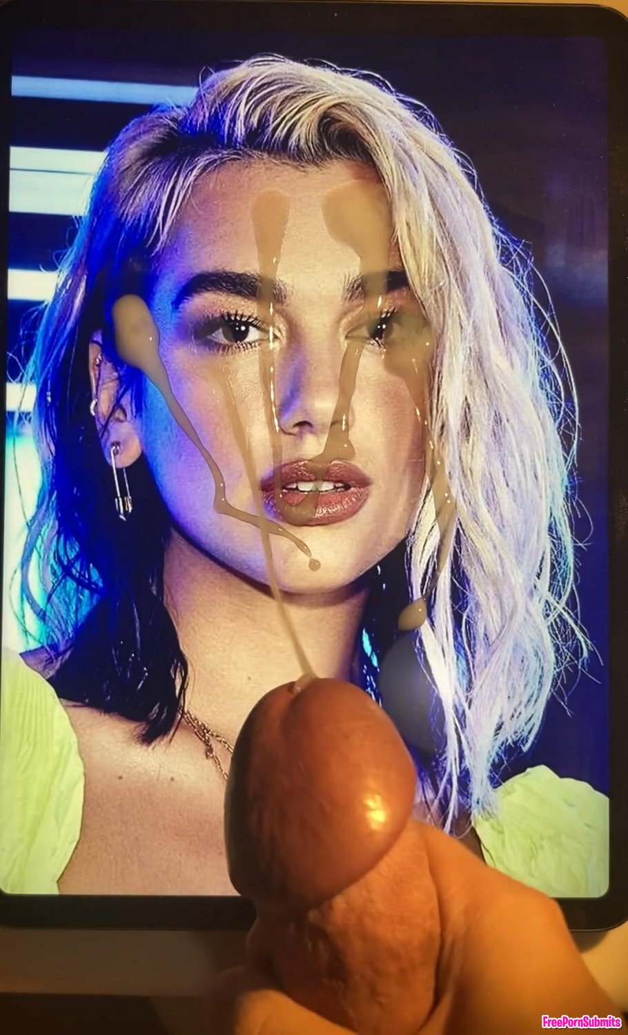 Dua Lipa CumTribute Cumshot Tribute photo featuring Celebrity - Part 10