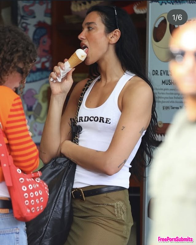 Dua Lipa icecream photo featuring Lipa - Part 3