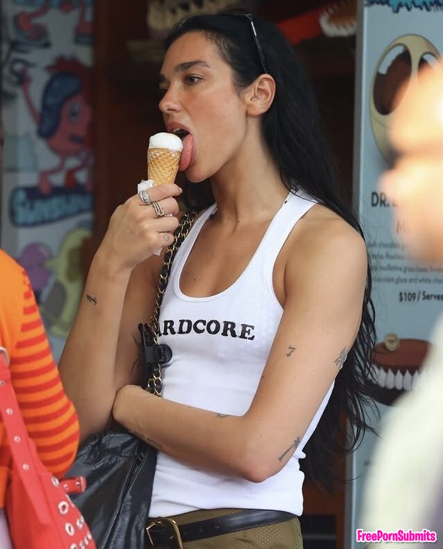 Dua Lipa icecream photo featuring Celeb - Part 4