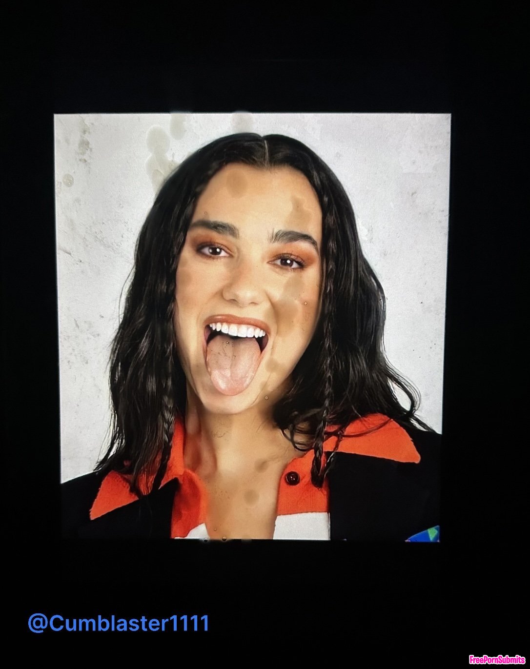Dua Lipa CumTribute photo featuring Jerktribute - Part 3
