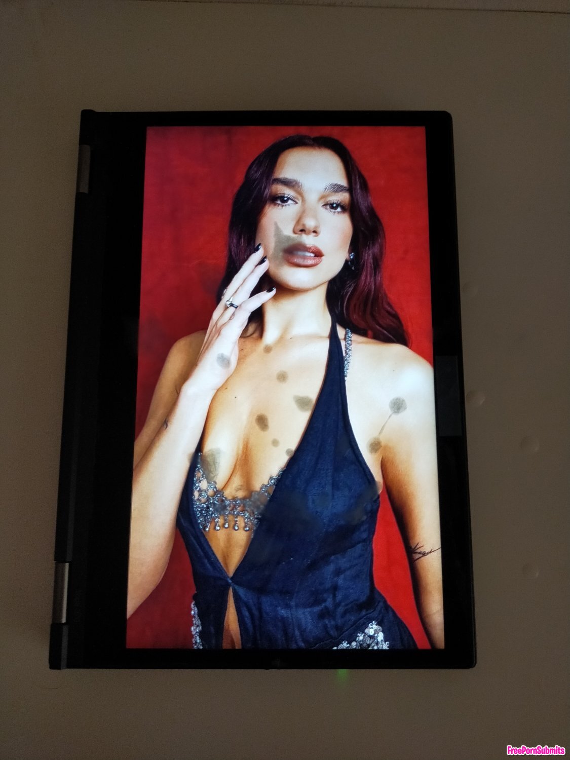 Dua Lipa cum tribute photo featuring tribute